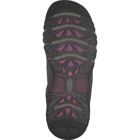 Keen Damen Wanderschuhe Targhee III WP 1018177 40.5 Weiß/Boysenberry | 40.5