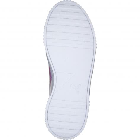 Puma Mädchen Sneaker Carina Holo Jr 383741-01 37.5 Puma White-Puma Silver | 37.5