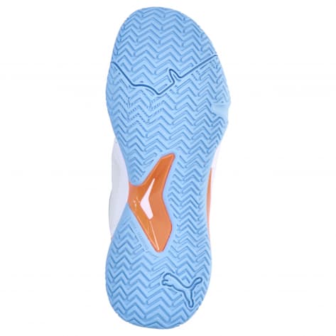 Puma Unisex Hallenschuhe Solarsmash RCT 107297-02 46.5 Puma White-Puma Black-Team Light Blue | 46.5