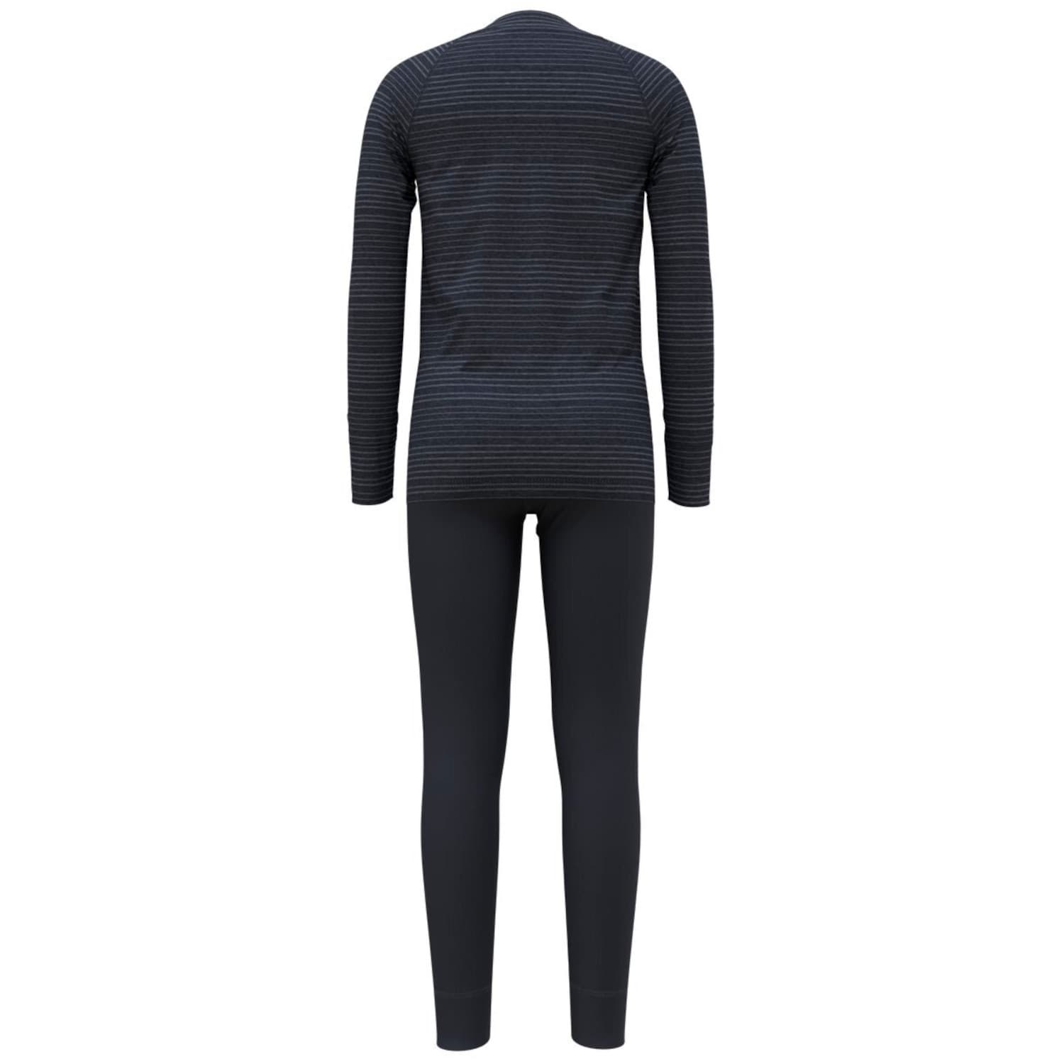 Ensemble Odlo Active Warm Eco - Survêtement Enfant Chaud Et Respirant - Matière Recyclée - Certification Ecolabel
