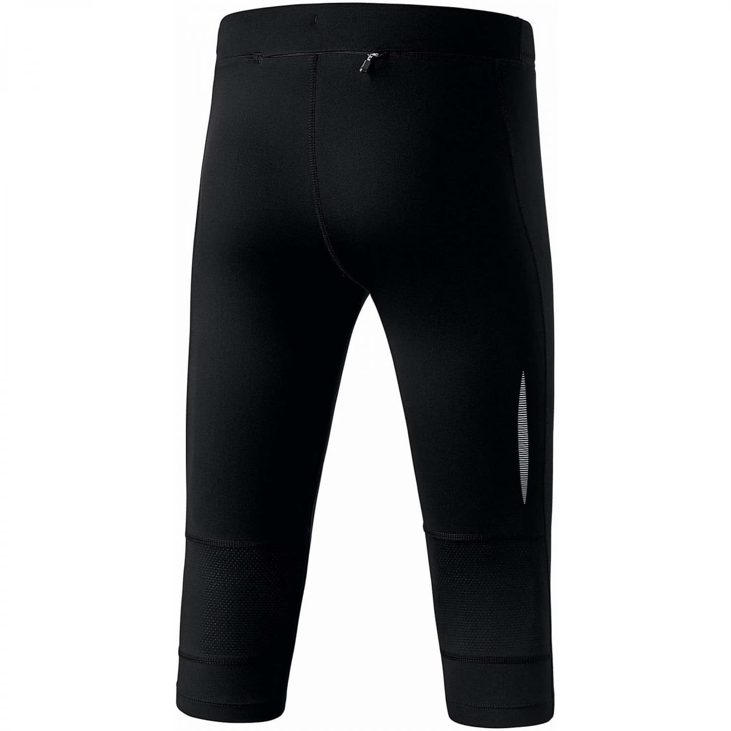 Pantalon De Course 3/4 Homme ERIMA Performance - Taille S - Noir - Athlétique