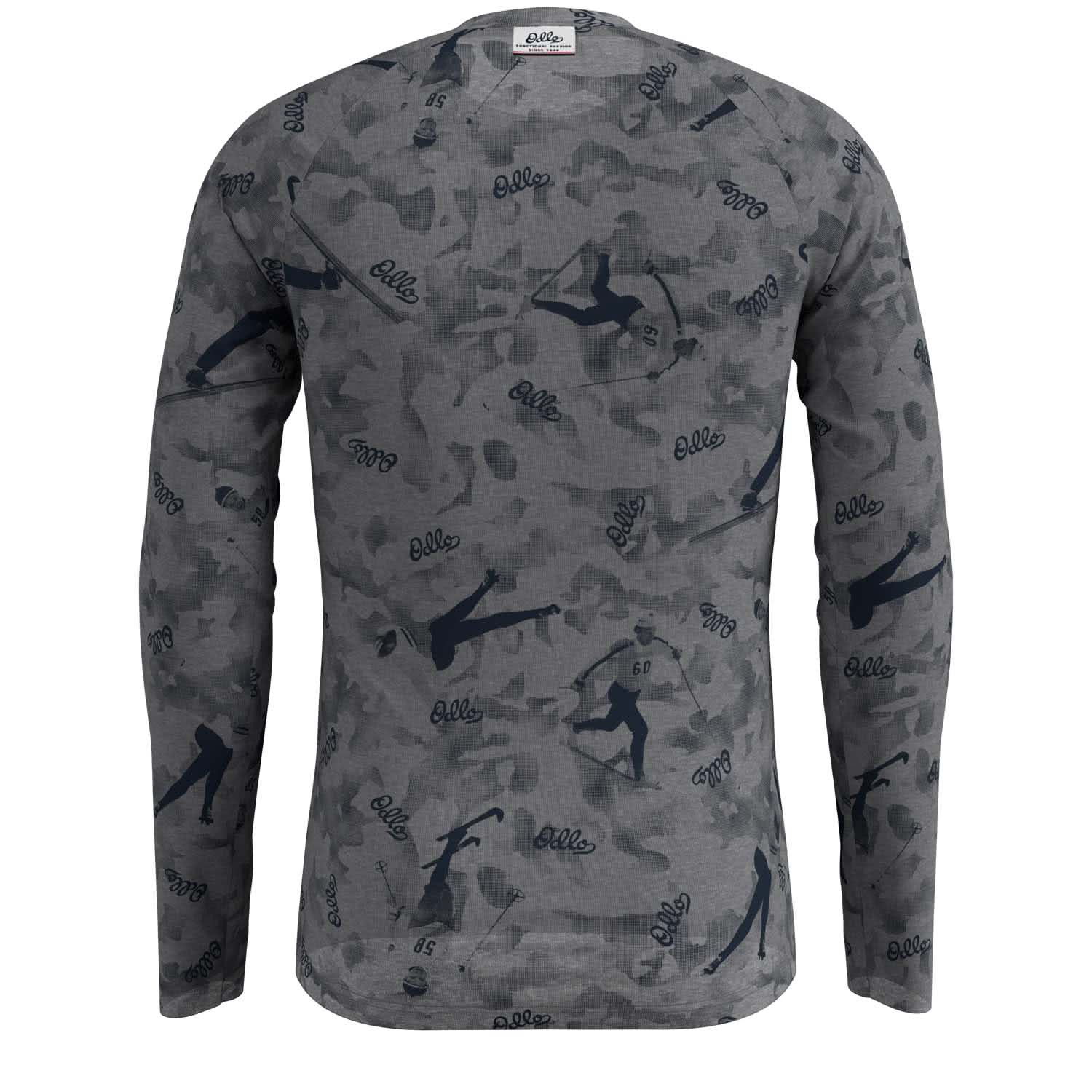 Odlo Herren Bl Top Crew Neck L/S Active Warm Shirt Odlo Herren Bl Top Crew Neck L/S Active Warm Shirt
