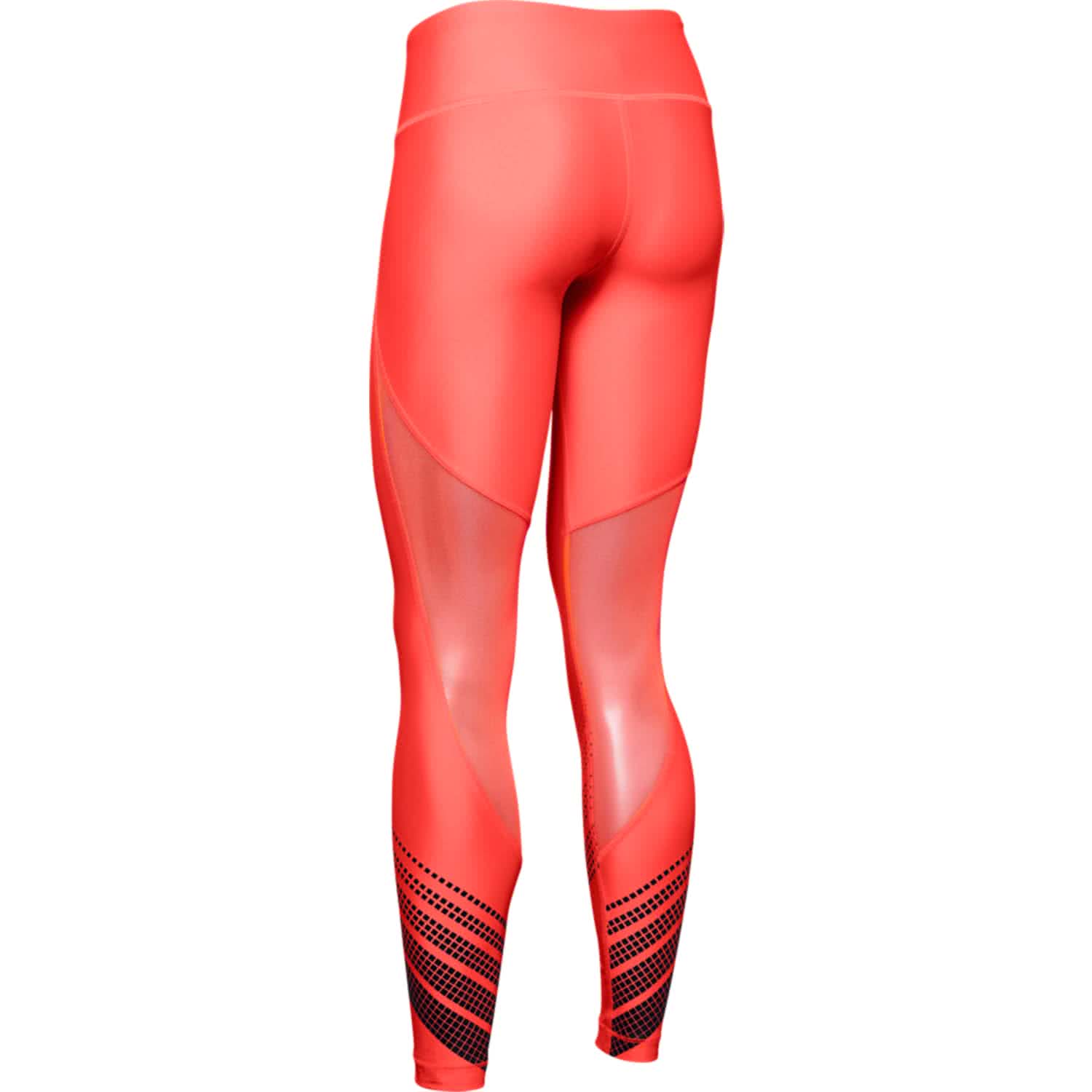 Under Armour Damen Tight UA Heat Gear Armour Legging Ombre 1349108-632 XS  Beta Red/Black/Metallic Silver, XS