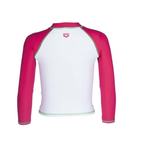 Arena Mädchen UV Langarmshirt Water Tribe LS Tee 003089-109 92 White-Freak Rose | 92
