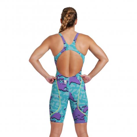 Arena Damen Wettkampf-Badeanzug Powerskin ST 2.0 FBSLOB LE 2020 004236-957 32 Purple Map | 32