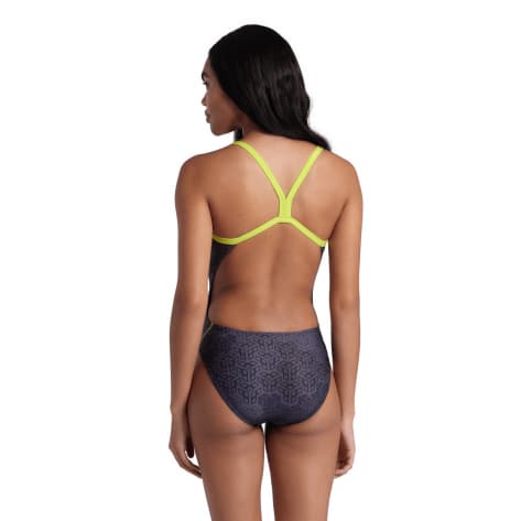 Arena Damen Badeanzug Women´s ARENA CAMO KIKKO SWIMS 007160-650 38 Soft Green-Black Multi | 38