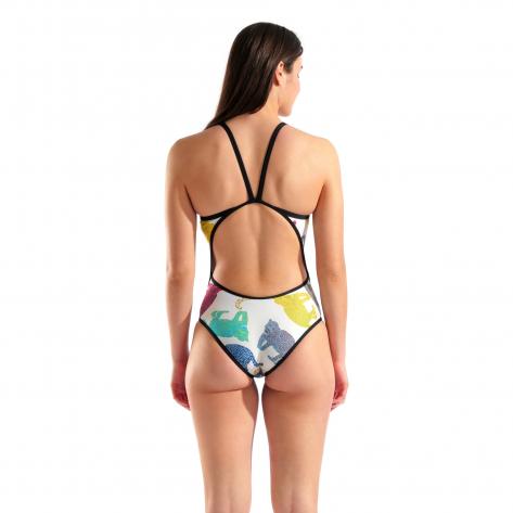 Arena Damen Badeanzug In The Wild Swimsuit Super 010204 