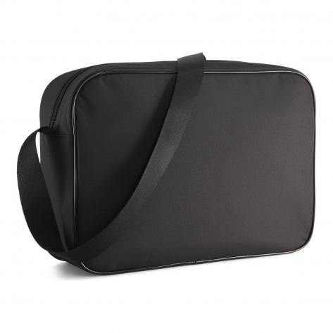 Puma Umhängetasche CAMPUS Medium Reporter Bag 091297-03 PUMA Black-Gold-No.1 Logo | One size