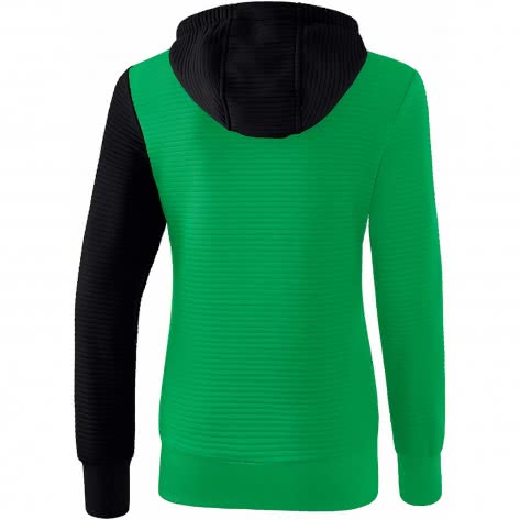 erima Damen Trainingsjacke 5-C 1031914 44 Smaragd/Schwarz/Weiß | 44