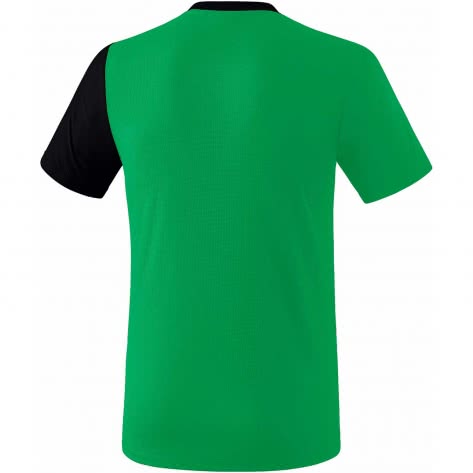erima Herren T-Shirt 5-C 1081905 XL Smaragd/Schwarz/Weiß | XL