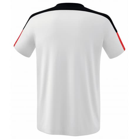 erima Herren T-Shirt Change 1082318 M Weiß/Schwarz/Rot | M