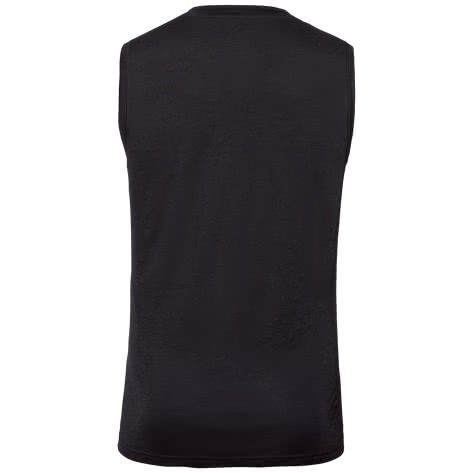 Odlo Herren Top BL Crew Neck Singlet Natural + Light 110652-15000 S Black | S