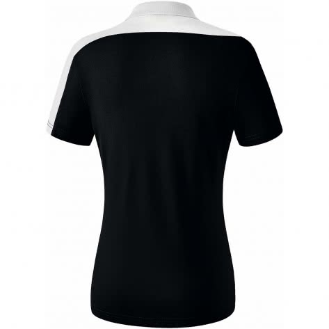 erima Damen Poloshirt Club 1900 2.0 1110703 46 Schwarz/Weiß | 46