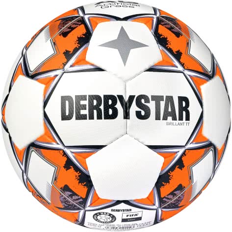 Derbystar Fussball Brillant TT AG v22 1132500127 5 Weiß-Schwarz-Orange | 5