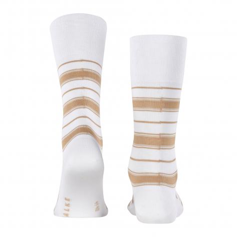 Falke Herren Socken Shirtline 12523-2000 41-42 White | 41-42