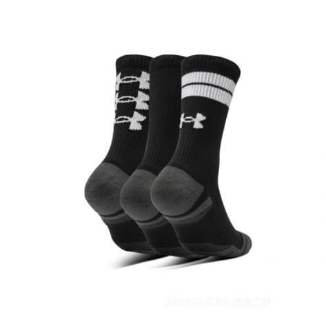 Under Armour Unisex Socken UA Perf Tech Nov 3pk Crew 1379515-002 36-41 Black | 36-41