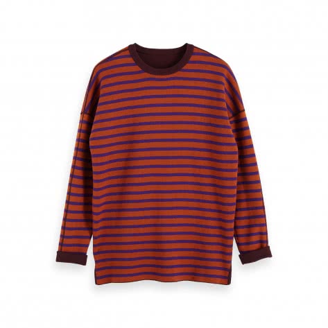 Scotch & Soda Herren Pullover Reversible Knitted Pull 153642-3291 XXL Le Mauve | XXL