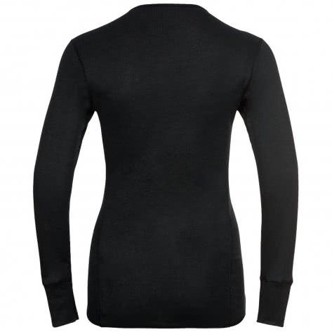 Odlo Damen Shirt Active Warm Eco Baselayer Top V-Neck L/S 159171-15000 XL Black | XL