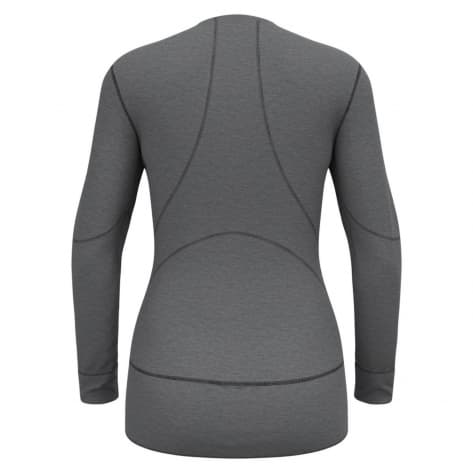 Odlo Damen Shirt Active X-Warm Eco Baselayer Top Crew Neck L/S 159221-10183 L Odlo Steel Grey Melange | L