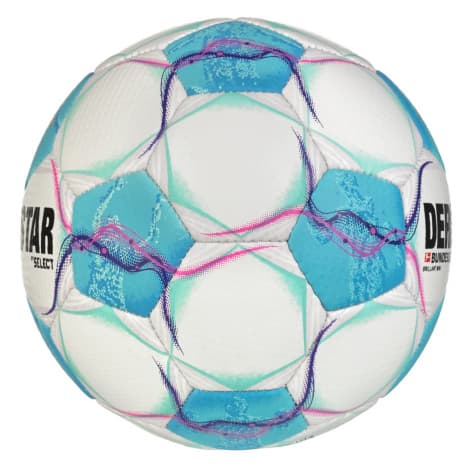 Derbystar Mini-Fussball Bundesliga Brillant Mini v24 24/25 4307000024 Weiß/Blau/Pink | 47 cm