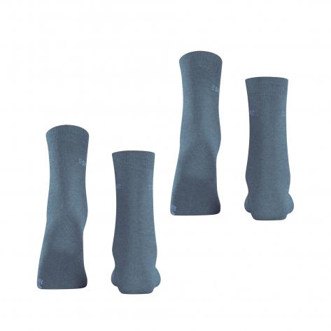 Esprit Damen Socken Uni SO 2P 18531 