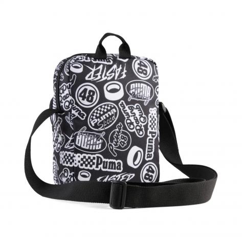 Puma Umhängetasche Academy AOP Portable 091489-08 PUMA Black-Turbo AOP | One size