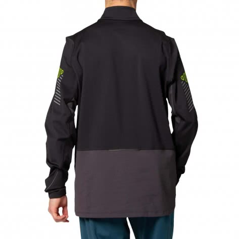 Asics Herren Langarm Shirt LITE-SHOW WINTER 1/2 ZIP TOP 2011B060-001 M Performance Black/Graphite Grey | M