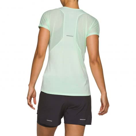 Asics Damen Laufshirt V-Neck SS Top 2012A981-300 XS Mint Tint | XS