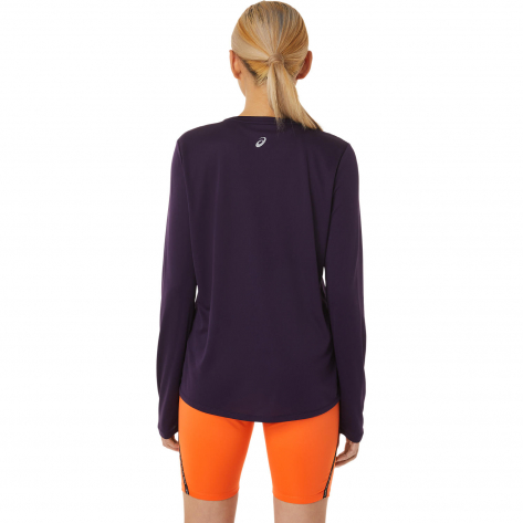 Asics Damen Laufshirt Fujitrail Logo LS Top 2012C710-500 S Night Shade | S