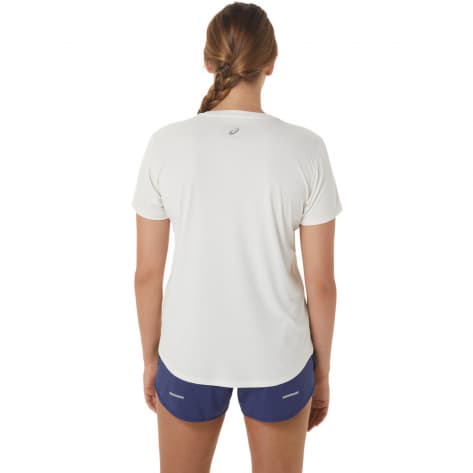 Asics Damen Shirt Nagino Graphic Run SS 2012C752-100 S Cream | S