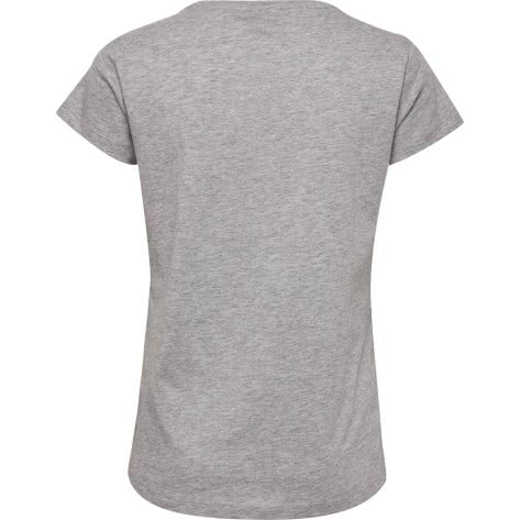 Hummel Damen T-Shirt LUCY T-SHIRT S/S 203020-2006 XS GREY MELANGE | XS