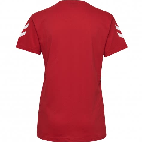 Hummel Damen T-Shirt Go Cotton T-Shirt Woman S/S 203440-3062 L True Red | L
