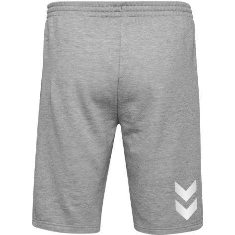 Hummel Herren Short Go Cotton Bermuda Shorts 203533-2006 S Grey Melange | S