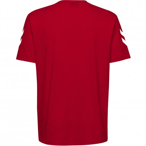 Hummel Herren T-Shirt Go Cotton T-Shirt S/S 203566-3062 S True Red | S