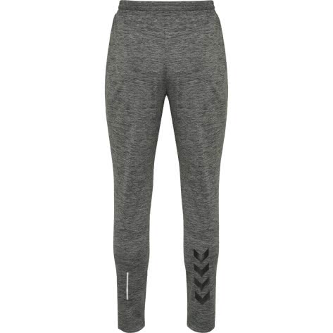 Hummel Herren Trainingshose Aston Tapered Pants 206490-2007 S Dark Grey Melange | S