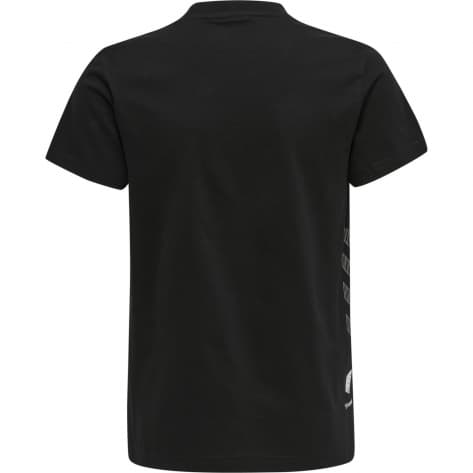 Hummel Kinder T-Shirt hmlMOVE Grid Cotton T-Shirt S/S Kid 214914-2001 128 Black | 128