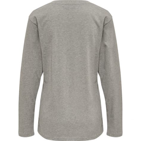 Hummel Damen Langarm Shirt hmlRED BASIC T-SHIRT L/S WOMAN 215127-2006 S Grey Melange | S