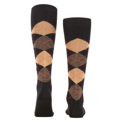 Burlington Herren Kniestrümpfe Preston 21713-3014 40-46 Black-Sahara | 40-46