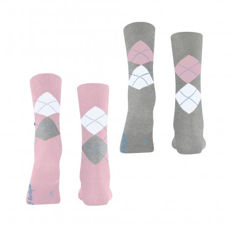 Burlington Damen Socken Everyday Argyle SO 2-Pack 22012 