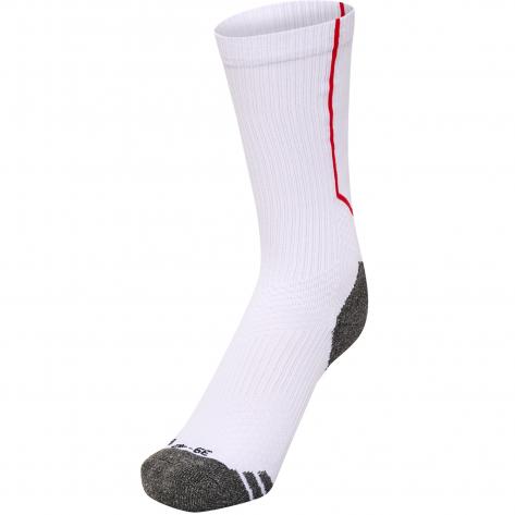 Hummel Unisex Socken hmlPRO TRAINING SOCKS LOW 226913-9402 27-30 WHITE/TRUE RED | 27-30