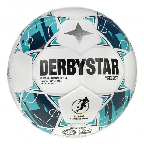 Derbystar Fussball Futsal-Bundesliga Brillant APS v26 1594400026 4 Weiss/Blau/Grau | 4