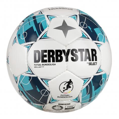 Derbystar Fussball Futsal-Bundesliga Brillant TT v26 1595400026 4 Weiss/Blau/Grau | 4