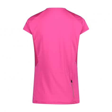 CMP Damen Radsportshirt WOMAN T-SHIRT HALF ZIP 31C7836-H820 34 Geraneo | 34