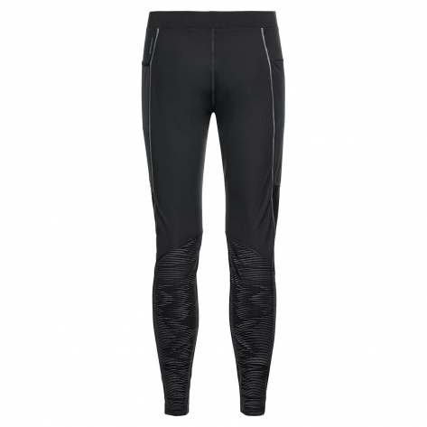 Odlo Herren Lauftight Zeroweight Warm Reflective Tights 323122-15000 S Black | S