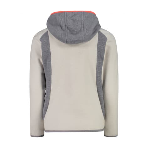 CMP Mädchen Fleecejacke KID G JACKET FIX HOOD 34H3405-A143 140 B.Co Gesso | 140