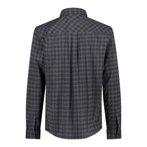 CMP Herren Hemd MAN SHIRT 34S5777-31ZR 46 Dark Graffite-Antracite-Off White | 46