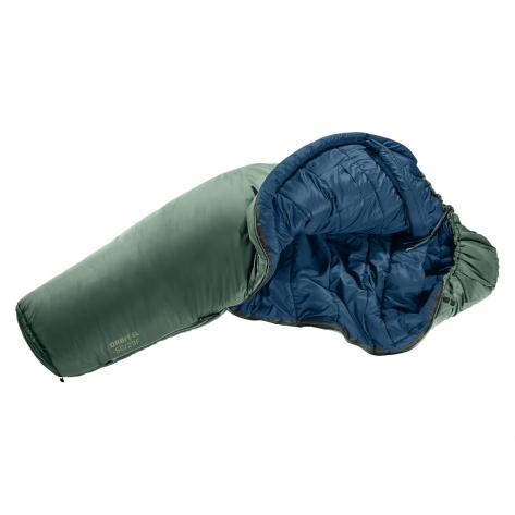 Deuter Schlafsack Orbit EL -5C/23F 3701825-2349 Ivy-Ink | Reißverschluss links