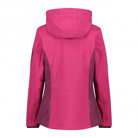 CMP Damen Softshelljacke Woman Jacket Zip Hood 39A5006-B870 34 Fucsia | 34