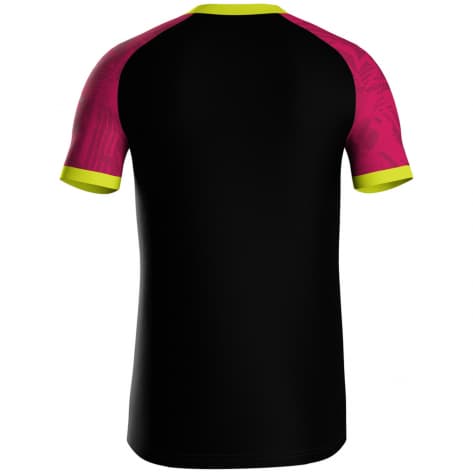 Jako Kinder Trikot Iconic KA 4224-805 140 Schwarz/Pink/Neongelb | 140