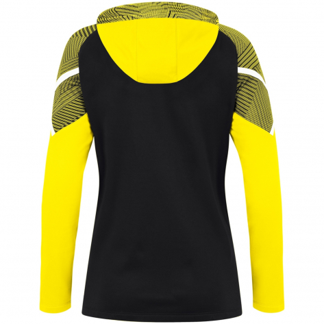 Jako Damen Kapuzenjacke Performance 6822-808 42 Schwarz/Soft Yellow | 42